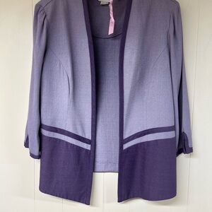 Elegant Purple Women's Jacket size 16, vintage